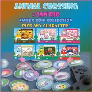 Animal Crossing Character x Sanrio Amiibo Coins @ Coinmii.com