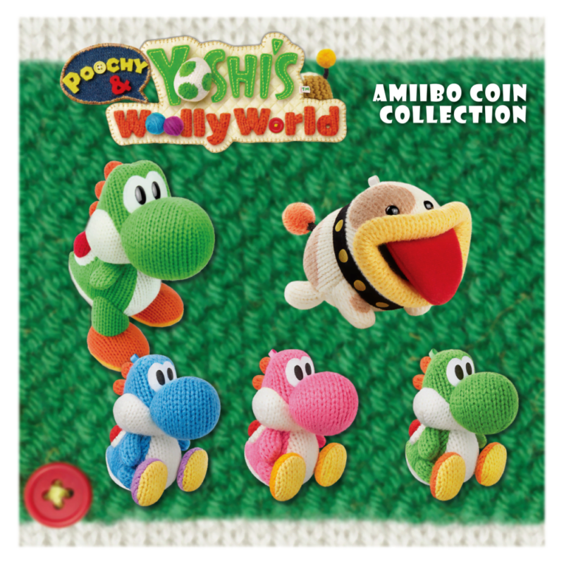  Yoshi’s Woolly World Amiibo Coin Collection - Amiibo Coin Collections - CoinMii Custom Amiibo Coins 