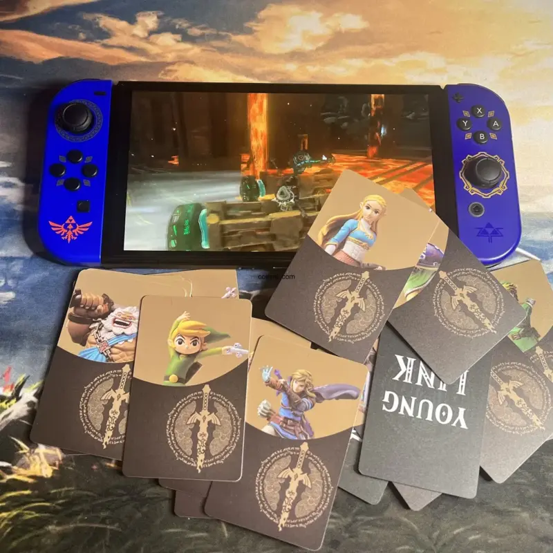 Zelda Amiibo Cards 2 newly redesigned Zelda Amiibo Cards @ Coinmii.com