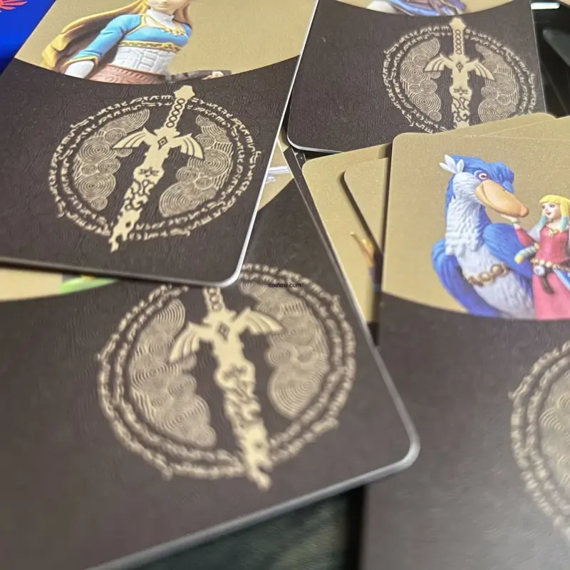 Zelda Amiibo Cards Close Up newly redesigned Zelda Amiibo Cards @ Coinmii.com