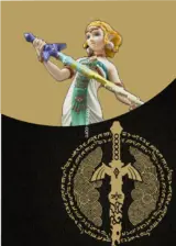 Unreleased Princess Zelda amiibo card art from coinmii.com