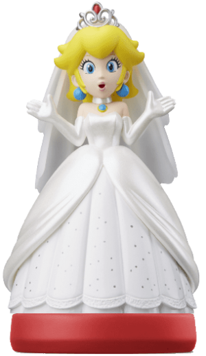  Peach – Wedding - Super Mario - CoinMii Custom Amiibo Coins 