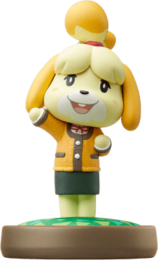 Isabelle – Winter Outfit – Figure - Animal Crossing Amiibo Figures - CoinMii Custom Amiibo Coins