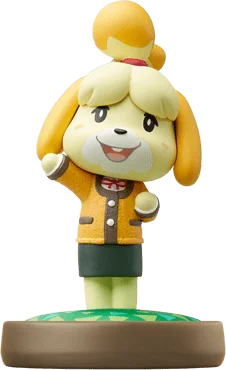  Isabelle – Winter Outfit – Figure - Animal Crossing Amiibo Figures - CoinMii Custom Amiibo Coins 
