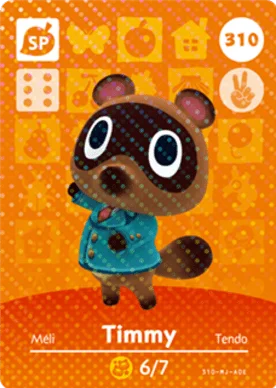  Timmy – Suit – Series 4 - Animal Crossing: Series 4 - CoinMii Custom Amiibo Coins 