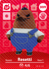  Resetti – Without Hat – Series 4 - Animal Crossing: Series 4 - CoinMii Custom Amiibo Coins 
