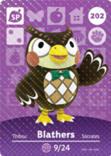  Blathers – Series 3 - Animal Crossing: Series 3 - CoinMii Custom Amiibo Coins 