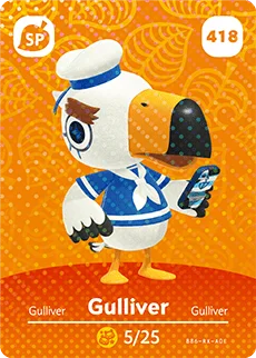 Gulliver – Series 5 - Animal Crossing: Series 5 - CoinMii Custom Amiibo Coins