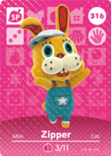  Zipper – Series 4 - Animal Crossing: Series 4 - CoinMii Custom Amiibo Coins 
