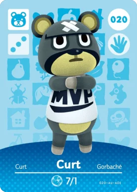 Curt – Series 1 - Animal Crossing: Series 1 - CoinMii Custom Amiibo Coins