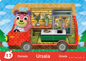  Ursala – New Leaf – No. 17 - Animal Crossing: Welcome Amiibo - CoinMii Custom Amiibo Coins 