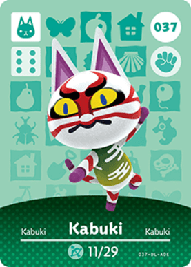 Kabuki – Series 1 - Animal Crossing: Series 1 - CoinMii Custom Amiibo Coins