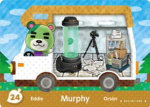  Murphy – New Leaf – No. 24 - Animal Crossing: Welcome Amiibo - CoinMii Custom Amiibo Coins 