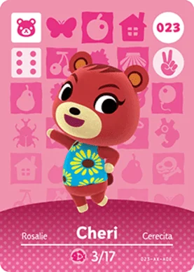 Cheri – Series 1 - Animal Crossing: Series 1 - CoinMii Custom Amiibo Coins