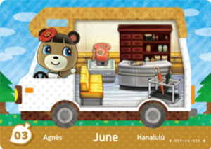 June – New Leaf – No. 3 - Animal Crossing: Welcome Amiibo - CoinMii Custom Amiibo Coins