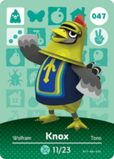  Knox – Series 1 - Animal Crossing: Series 1 - CoinMii Custom Amiibo Coins 