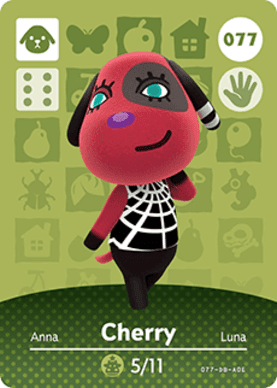 Cherry – Series 1 - Animal Crossing: Series 1 - CoinMii Custom Amiibo Coins