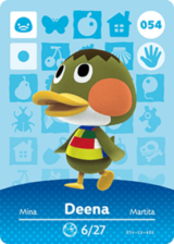  Deena – Series 1 - Animal Crossing: Series 1 - CoinMii Custom Amiibo Coins 