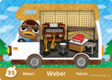  Weber – New Leaf - Animal Crossing: Welcome Amiibo - CoinMii Custom Amiibo Coins 