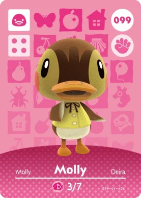 Molly – Series 1 - Animal Crossing: Series 1 - CoinMii Custom Amiibo Coins
