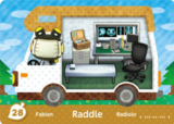  Raddle – New Leaf – No. 28 - Animal Crossing: Welcome Amiibo - CoinMii Custom Amiibo Coins 