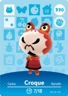 Croque – Series 4 - Animal Crossing: Series 4 - CoinMii Custom Amiibo Coins