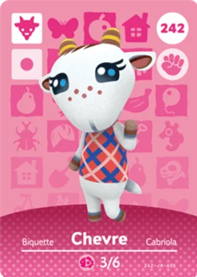 Chevre – Series 3 - Animal Crossing: Series 3 - CoinMii Custom Amiibo Coins