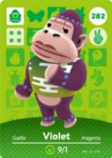  Violet – Series 3 - Animal Crossing: Series 3 - CoinMii Custom Amiibo Coins 