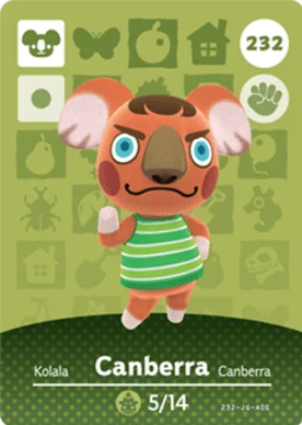Canberra – Series 3 - Animal Crossing: Series 3 - CoinMii Custom Amiibo Coins