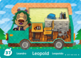  Leopold – New Leaf – No. 37 - Animal Crossing: Welcome Amiibo - CoinMii Custom Amiibo Coins 