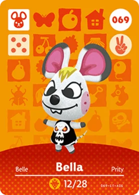 Bella – Series 1 - Animal Crossing: Series 1 - CoinMii Custom Amiibo Coins