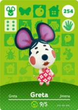  Greta – Series 3 - Animal Crossing: Series 3 - CoinMii Custom Amiibo Coins 