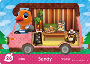  Sandy – New Leaf – No. 26 - Animal Crossing: Welcome Amiibo - CoinMii Custom Amiibo Coins 