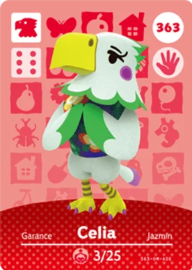 Celia – Series 4 - Animal Crossing: Series 4 - CoinMii Custom Amiibo Coins