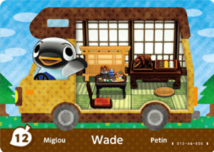  Wade – New Leaf – No. 12 - Animal Crossing: Welcome Amiibo - CoinMii Custom Amiibo Coins 