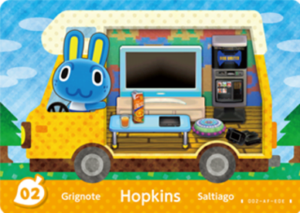 Hopkins – New Leaf – No. 2 - Animal Crossing: Welcome Amiibo - CoinMii Custom Amiibo Coins