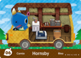  Hornsby – New Leaf – No. 6 - Animal Crossing: Welcome Amiibo - CoinMii Custom Amiibo Coins 