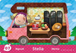  Stella – New Leaf – No. 7 - Animal Crossing: Welcome Amiibo - CoinMii Custom Amiibo Coins 