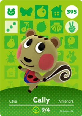 Cally – Series 4 - Animal Crossing: Series 4 - CoinMii Custom Amiibo Coins