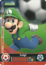  Luigi – Soccer - Mario Sports Superstars - CoinMii Custom Amiibo Coins 