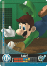  Luigi – Baseball - Mario Sports Superstars - CoinMii Custom Amiibo Coins 