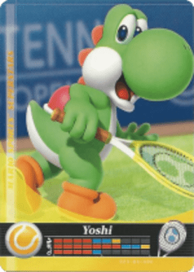 Yoshi – Tennis - Mario Sports Superstars - CoinMii Custom Amiibo Coins