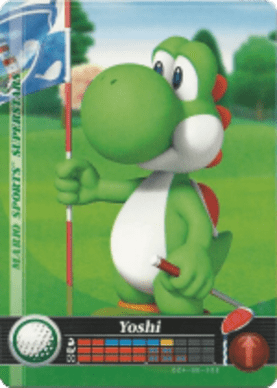 Yoshi – Golf - Mario Sports Superstars - CoinMii Custom Amiibo Coins