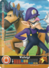  Waluigi – Horse Racing - Mario Sports Superstars - CoinMii Custom Amiibo Coins 