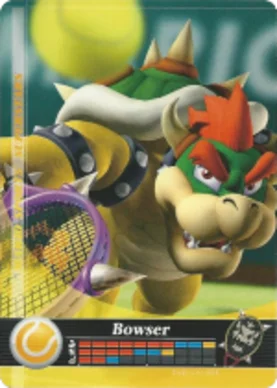 Bowser – Tennis - Mario Sports Superstars - CoinMii Custom Amiibo Coins