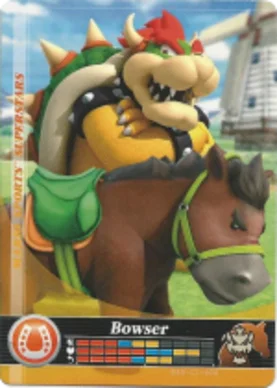 Bowser – Horse Racing - Mario Sports Superstars - CoinMii Custom Amiibo Coins
