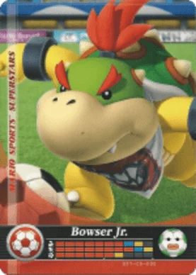  Bowser Jr. – Soccer - Mario Sports Superstars - CoinMii Custom Amiibo Coins 