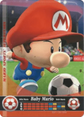 Baby Mario – Soccer - Mario Sports Superstars - CoinMii Custom Amiibo Coins