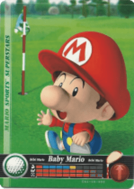Baby Mario – Golf - Mario Sports Superstars - CoinMii Custom Amiibo Coins