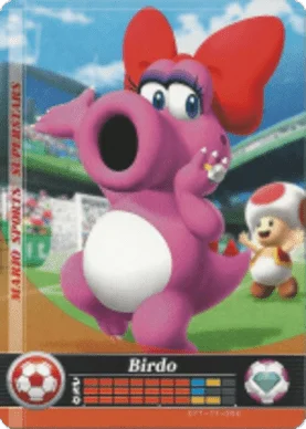 Birdo – Soccer - Mario Sports Superstars - CoinMii Custom Amiibo Coins